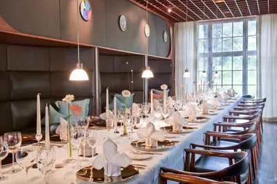 Ein Restaurant oder anderes Speiselokal in der Unterkunft Hotel & Restaurant Rosenthal Casino
