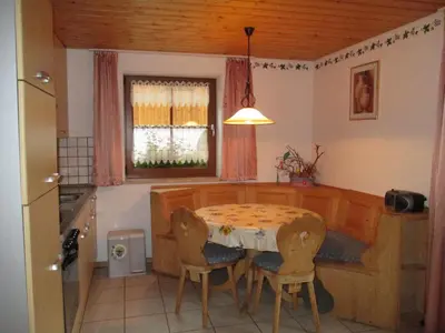 Ein Sitzbereich in der Unterkunft Bärenhof