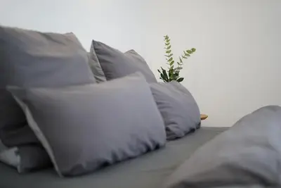 Ein Bett oder Betten in einem Zimmer der Unterkunft Villa Laas Oberwiesenthal