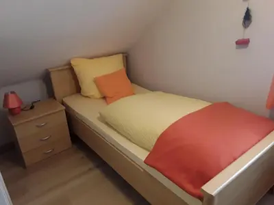Ein Bett oder Betten in einem Zimmer der Unterkunft Pension Waldeck Fleckl