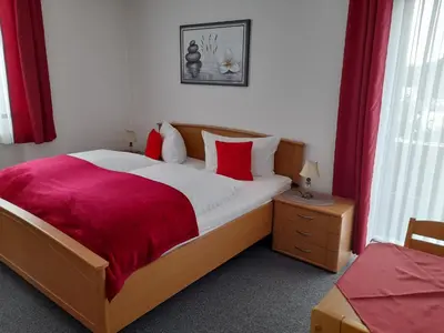 Ein Bett oder Betten in einem Zimmer der Unterkunft Pension Waldeck Fleckl
