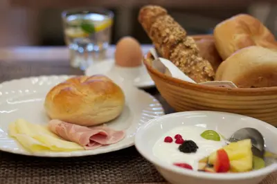 Essen im Hotel oder in der Nähe