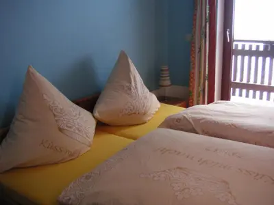 Ein Bett oder Betten in einem Zimmer der Unterkunft Natur-Aktiv-Hof Thiem