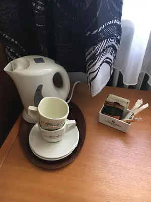 Kaffee-/Teezubehör in der Unterkunft Gasthof-Pension Leupold