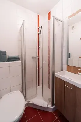 Ein Badezimmer in der Unterkunft Hotel Weisses Ross