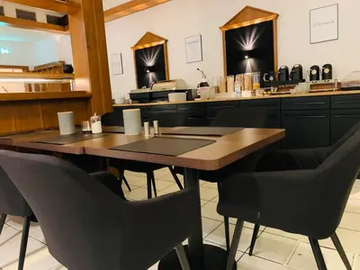 Küche/Küchenzeile in der Unterkunft Parkhotel Cham