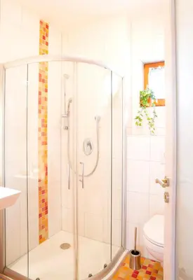 Ein Badezimmer in der Unterkunft Ferienhaus Waldesruh