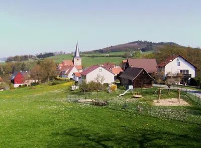 Naturlandschaft in der Nähe der Ferienwohnung