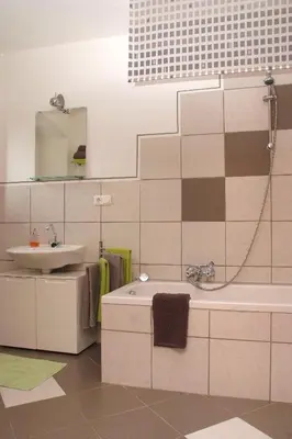 Ein Badezimmer in der Unterkunft Ferienwohnung 