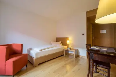 Ein Bett oder Betten in einem Zimmer der Unterkunft Haus St. Joseph