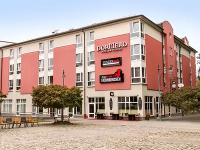 Das Gebäude in dem sich das Hotel befindet