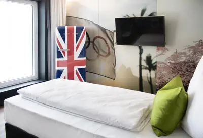 Ein Bett oder Betten in einem Zimmer der Unterkunft MAK Hotel by WMM Hotels