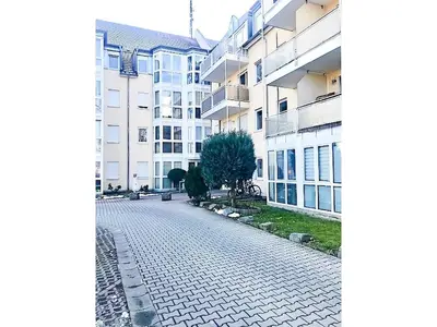 Das Gebäude in dem sich die Ferienwohnung befindet