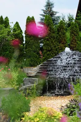 Ein Garten an der Unterkunft Landhotel Plauen - Gasthof Zwoschwitz