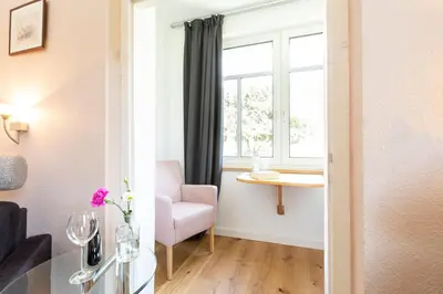 Ein Bett oder Betten in einem Zimmer der Unterkunft Villa Siegfried