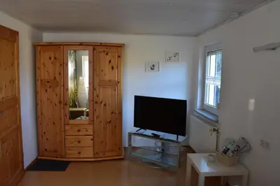 TV/Unterhaltungsangebot in der Unterkunft Zimmer Bärbel