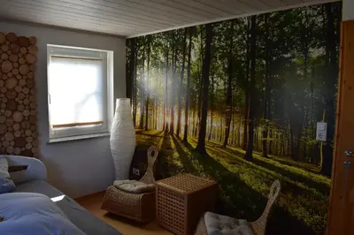 Ein Bett oder Betten in einem Zimmer der Unterkunft Zimmer Bärbel