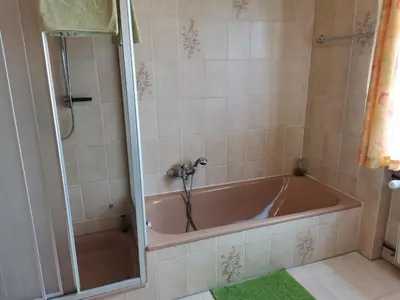 Ein Badezimmer in der Unterkunft Ferienwohnung Träxler