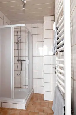 Ein Badezimmer in der Unterkunft Monteurunterkunft Windischeschenbach by HausGruenerBaum