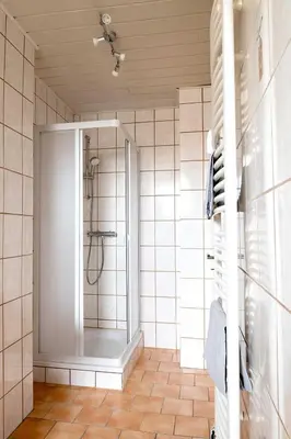 Ein Badezimmer in der Unterkunft Monteurunterkunft Windischeschenbach by HausGruenerBaum