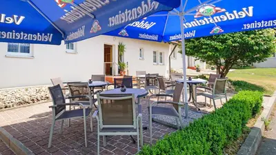 Das Gebäude in dem sich das Motel befindet
