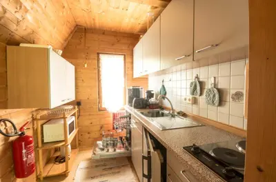 Küche/Küchenzeile in der Unterkunft Ferienhaus Ederer