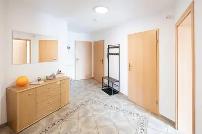 Küche/Küchenzeile in der Unterkunft Spitzen-Ferienwohnung in der Spitzenstadt Plauen