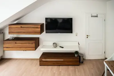 TV/Unterhaltungsangebot in der Unterkunft Gemütliche Ferienwohnung im Zentrum von Plauen