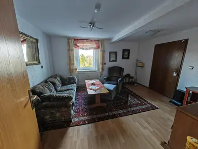 Ein Sitzbereich in der Unterkunft Apartment O1 - Gut ausgestattete 3-Zimmer Wohnung 78qm für 1-3 Personen 1xDZ 1xEZ