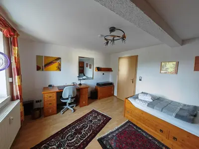 Küche/Küchenzeile in der Unterkunft Apartment O1 - Gut ausgestattete 3-Zimmer Wohnung 78qm für 1-3 Personen 1xDZ 1xEZ