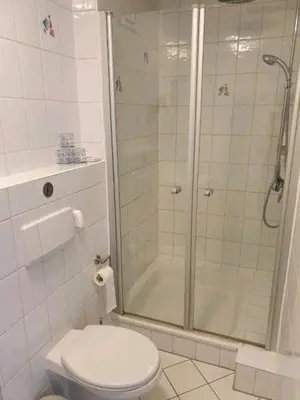 Ein Badezimmer in der Unterkunft Lindner Ferienwohnungen und Doppelzimmer
