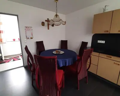Küche/Küchenzeile in der Unterkunft Ferienwohnung Inge