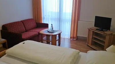 TV/Unterhaltungsangebot in der Unterkunft Waldhotel Zöbischhaus