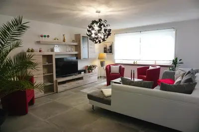 TV/Unterhaltungsangebot in der Unterkunft Ferienwohnung Schott