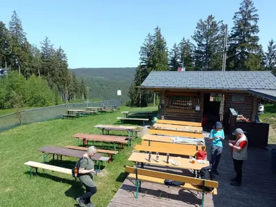 Naturlandschaft in der Nähe des Ferienhauses