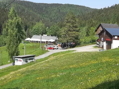 Naturlandschaft in der Nähe des Ferienhauses
