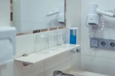 Ein Badezimmer in der Unterkunft Hotel Sonnental
