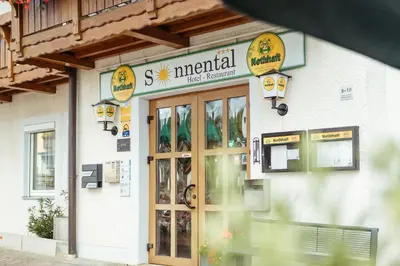 Ein Zertifikat, Auszeichnung, Logo oder anderes Dokument, das in der Unterkunft Hotel Sonnental ausgestellt ist