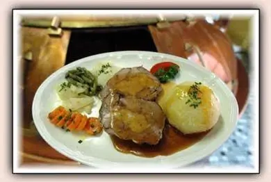 Essen in der Pension oder in der Nähe