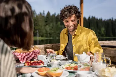 Essen im Hotel oder in der Nähe