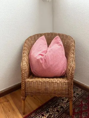 Ein Sitzbereich in der Unterkunft Ferienwohnung Schlossberg 2