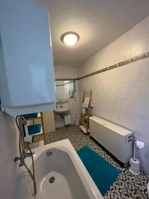 Ein Badezimmer in der Unterkunft Ferienwohnung Schlossberg 2