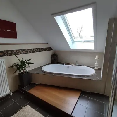 Ein Badezimmer in der Unterkunft Ferienwohnung Adelhardt