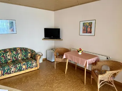 TV/Unterhaltungsangebot in der Unterkunft Bäckerei & Pension Seegerer