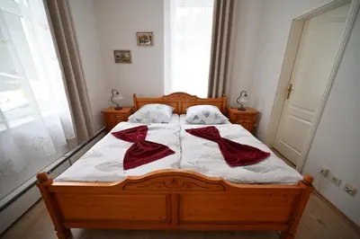 Ein Bett oder Betten in einem Zimmer der Unterkunft Alte Schule