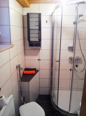 Ein Badezimmer in der Unterkunft Haus Monika