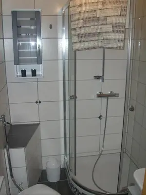 Ein Badezimmer in der Unterkunft Haus Monika