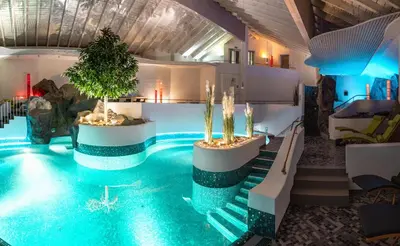 Der Swimmingpool an oder in der Nähe von Hotel Wutzschleife