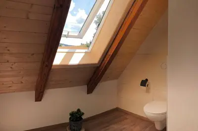 Ein Badezimmer in der Unterkunft Ruhig gelegene, top moderne Ferienwohnung - Hot Tub und Sauna gegen Aufpreis
