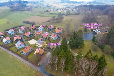Naturlandschaft in der Nähe des Ferienhauses